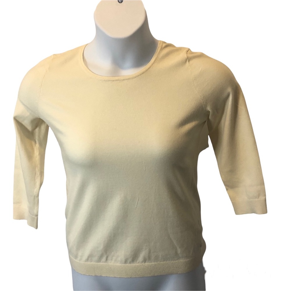 TALBOTS CREAM TOP